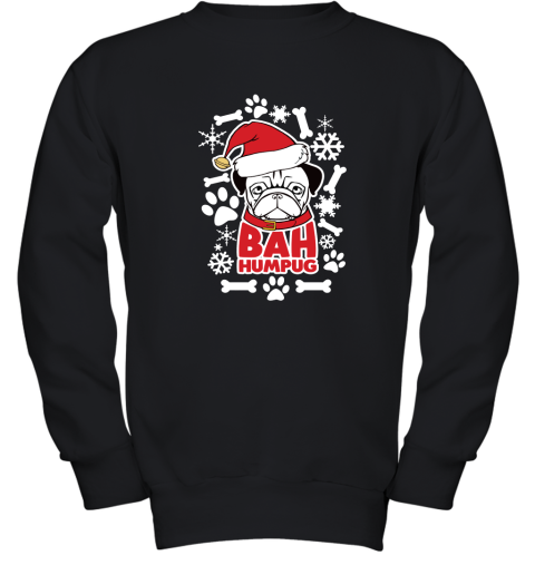 Bah Humpug Ugly Christmas Holiday Adult Crewneck Youth Sweatshirt