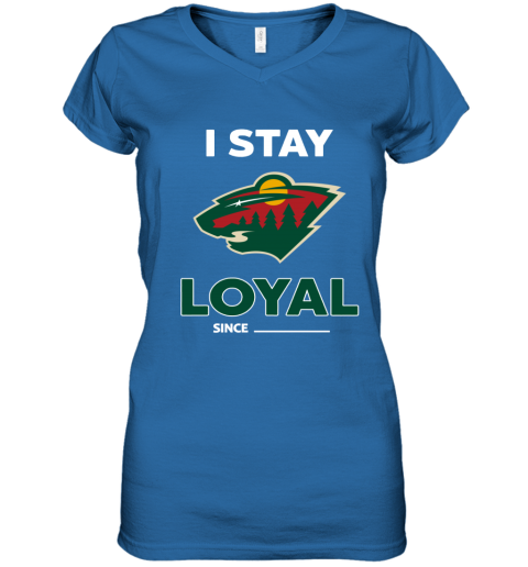 Minnesota Wild I Stay Loyal vu4u minnesota wild i stay loyal women v neck t shirt 39 front royal