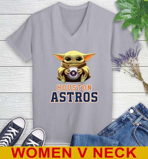 MLB Baseball Houston Astros Star Wars Baby Yoda Shirt 81