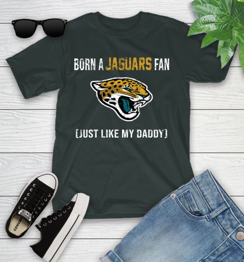NFL Jacksonville Jaguars Football Loyal Fan Just Like My Daddy Shirt Youth T-Shirt 5