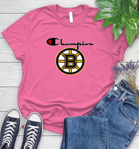 NHL Hockey Boston Bruins Champion Shirt Women's T-Shirt 11