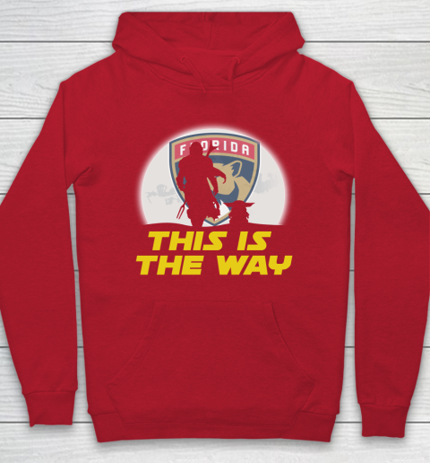Florida Panthers NHL Ice Hockey Star Wars Yoda And Mandalorian This Is The Way Hoodie 7
