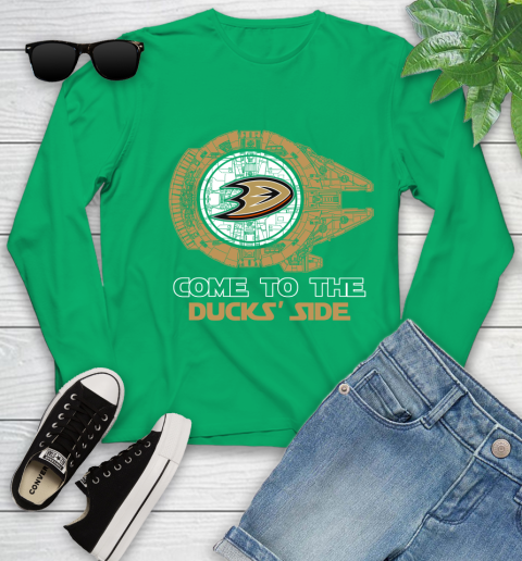 NHL Come To The Anaheim Ducks Wars Hockey Sports Youth Long Sleeve 7