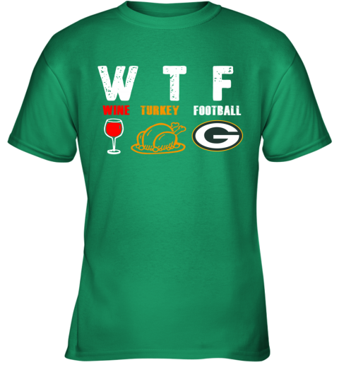 Green Bay Packers Turkey Thanksgiving Day Women's V-Neck T-Shirt