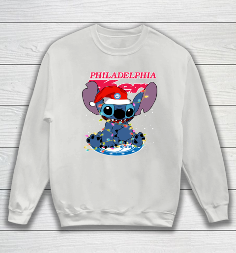 Philadelphia 76ers NBA noel stitch Basketball Christmas Sweatshirt 3