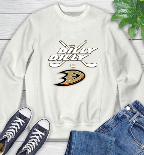 NHL Anaheim Ducks Dilly Dilly Hockey Sports Sweatshirt