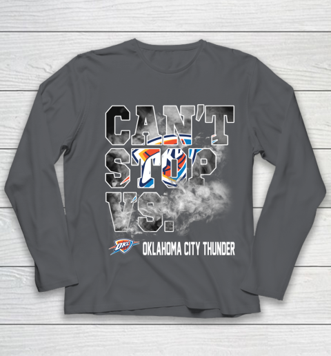 NBA Oklahoma City Thunder Basketball Can't Stop Vs Youth Long Sleeve 6