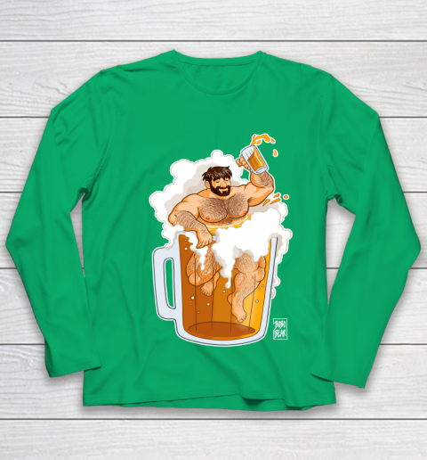 ADAM LIKES A BIG BEER LGBT Gay Pride Youth Long Sleeve 4