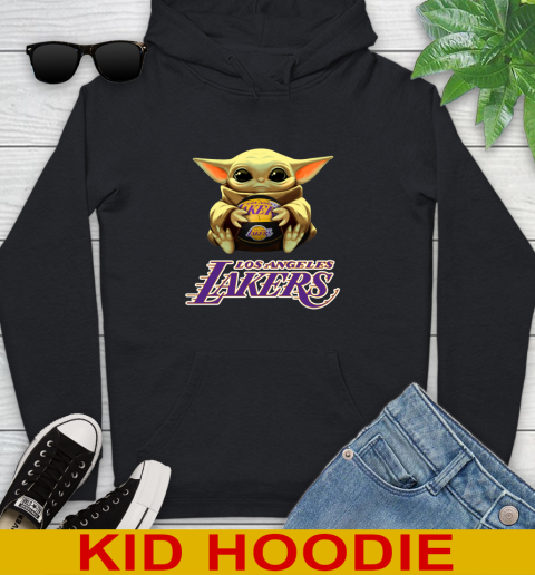 NBA Basketball Los Angeles Lakers Star Wars Baby Yoda Shirt 135