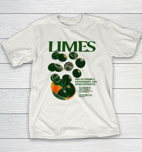 Limes Funny High In Vitamin C Antioxidants Other Nutrients Youth T-Shirt
