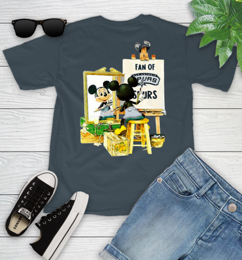 NBA Basketball San Antonio Spurs Mickey Drawing Shirt 102