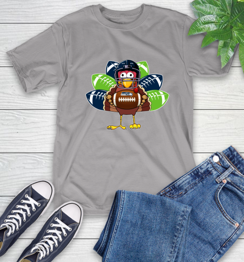 Seattle Seahawks Turkey Thanksgiving Day T-Shirt 6