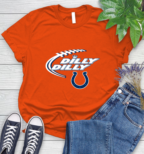 NFL Indianapolis Colts Dilly Dilly Football Sports Women's T-Shirt 4