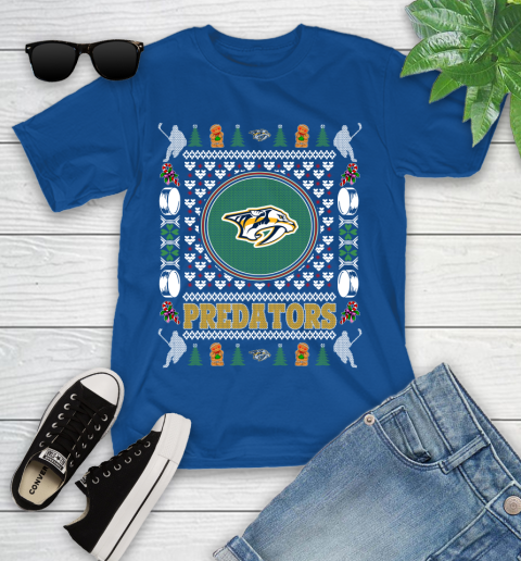 Nashville Predators Merry Christmas NHL Hockey Loyal Fan Ugly Shirt 111