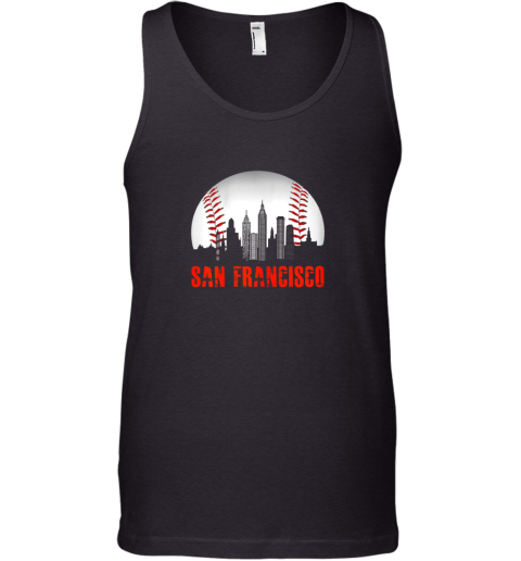 San Francisco Baseball Downtown Skyline Tank Top