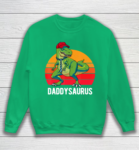 Father gift shirt Daddysaurus Shirt Fathers Day Gifts T Rex Daddy Saurus Men T Shirt Sweatshirt 5