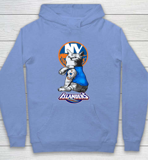 NHL My Cat Loves New York Islanders Hockey Hoodie 8