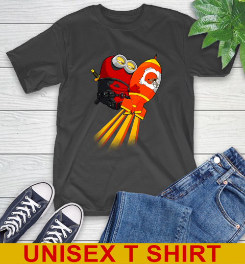 NFL Football Cleveland Browns Deadpool Minion Marvel Shirt T-Shirt