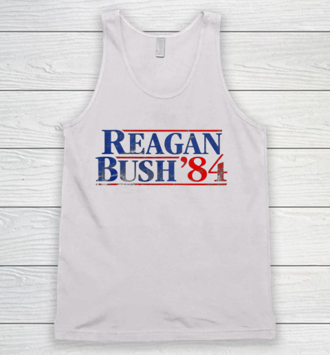 Reagan Bush 84 Vintage Style Conservative Republican Tank Top