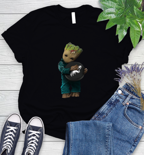 NHL Groot Guardians Of The Galaxy Hockey Sports Arizona Coyotes Women's T-Shirt 2