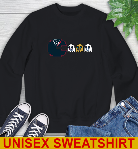 Houston Texans NFL Football Pac Man Champion Sweatshirt 2