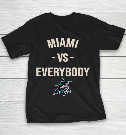 Miami Marlins Vs Everybody Youth T-Shirt