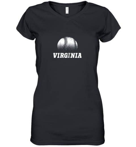 Virginia Baseball State Pride Team Sport Women's V-Neck T-Shirt
