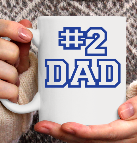 #2 DAD Funny Father's Day Ceramic Mug 11oz