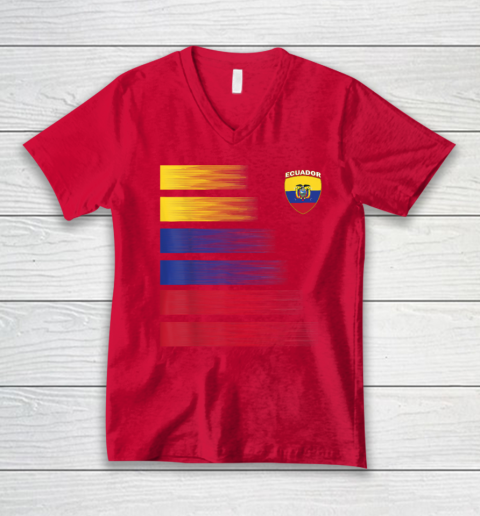 Ecuador Football Shirt Ecuadorian Soccer Jersey V-Neck T-Shirt 5