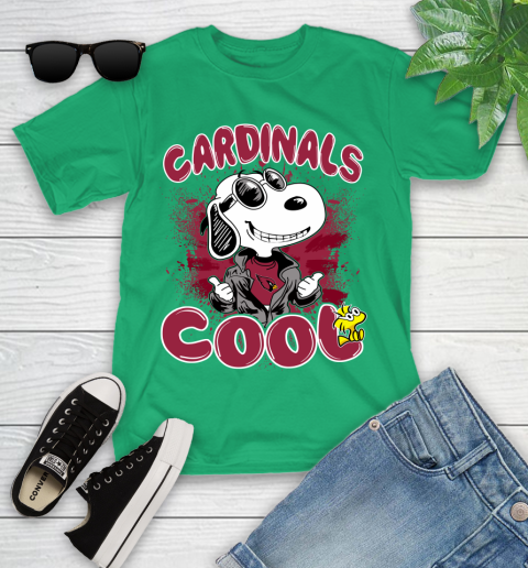 NFL Football Arizona Cardinals Cool Snoopy Shirt Youth T-Shirt 7