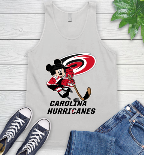 NHL Carolina Hurricanes Mickey Mouse Disney Hockey T Shirt Tank Top