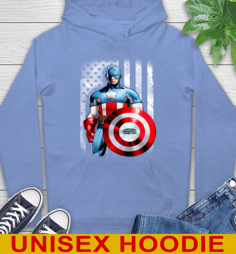 San Antonio Spurs NBA Basketball Captain America Marvel Avengers American Flag Shirt Hoodie 11