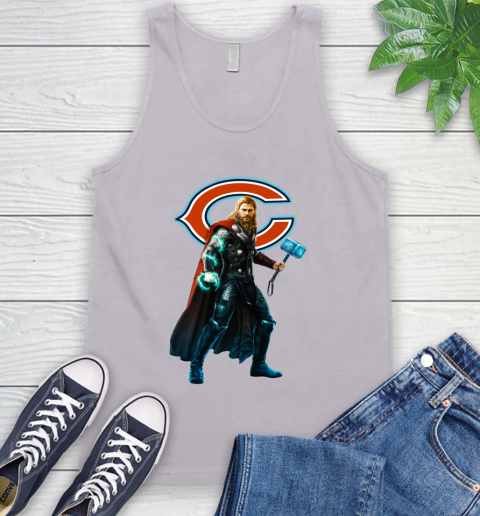 NFL Thor Avengers Endgame Football Chicago Bears Tank Top 4