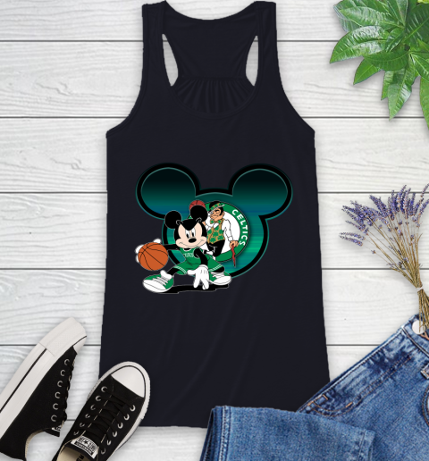 NBA Boston Celtics Mickey Mouse Disney Basketball Racerback Tank 10