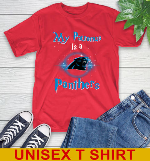 NFL Football Harry Potter My Patronus Is A Carolina Panthers T-Shirt 12