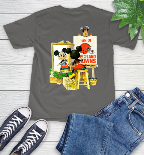 NFL Football Cleveland Browns Mickey Drawing Shirt 11