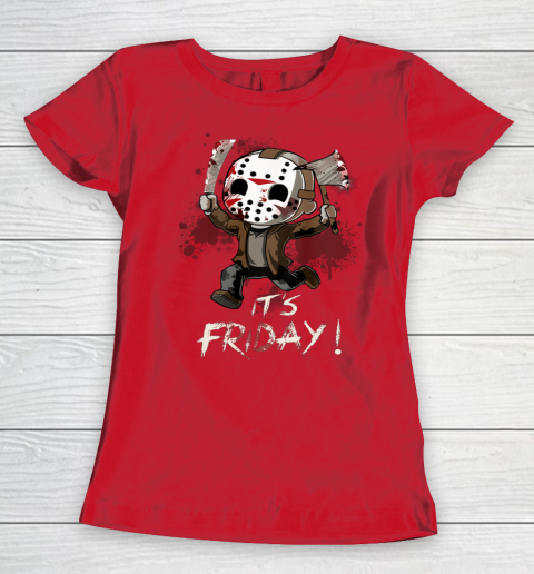 Funny Friday 13th Jason Funny Halloween Horror Women's T-Shirt 9