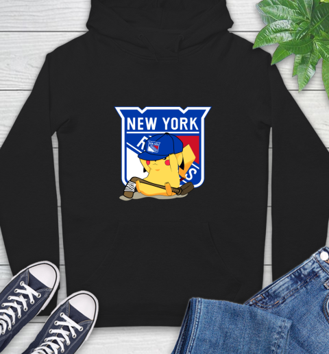 NHL Pikachu Hockey Sports New York Rangers Hoodie 2