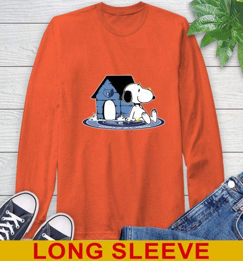NBA Basketball Memphis Grizzlies Snoopy The Peanuts Movie Shirt Long Sleeve T-Shirt 5