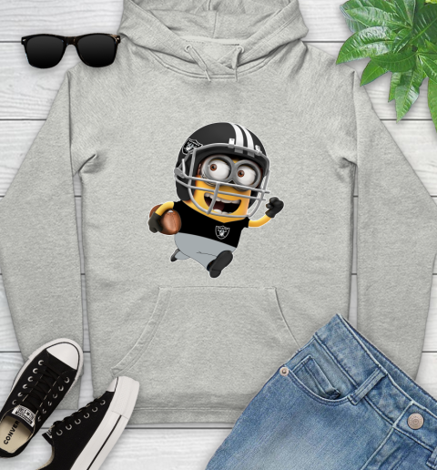 NFL Oakland Raiders Minions Disney Football Sports Youth Hoodie