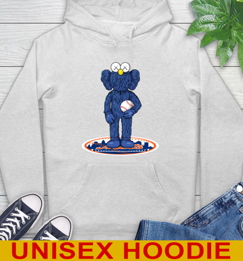 MLB Baseball New York Mets Kaws Bff Blue Figure Shirt Hoodie