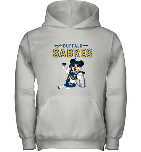 Mickey Buffalo Sabres With The Stanley Cup Hockey NHL Youth Hoodie