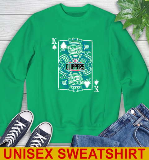 LA Clippers NBA Basketball The King Of Spades Death Cards Shirt Sweatshirt 8