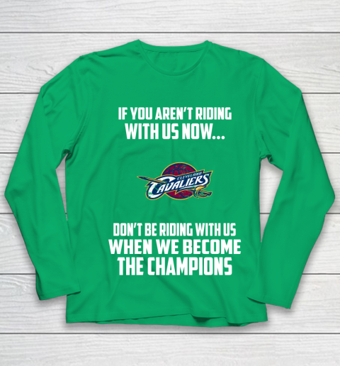 NBA Cleveland Cavaliers Basketball We Become The Champions Youth Long Sleeve 4