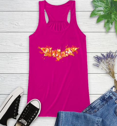 NHL Edmonton Oilers Batman Logo DC Hockey Sports Shirts Racerback Tank 7