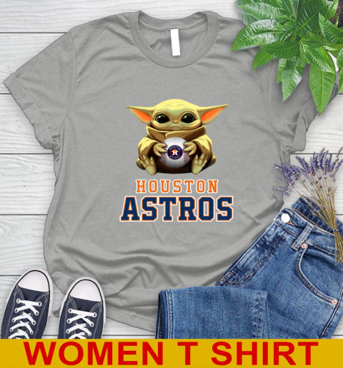 MLB Baseball Houston Astros Star Wars Baby Yoda Shirt 99