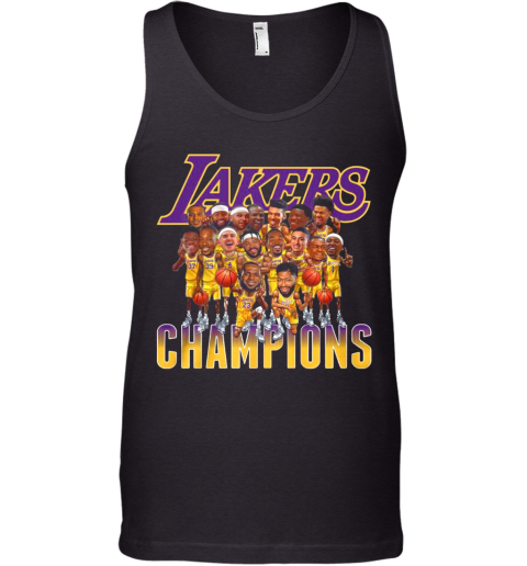 Los Angeles Lakers Team Champions 2020 Tank Top