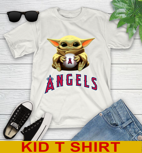 MLB Baseball Los Angeles Angels Star Wars Baby Yoda Shirt 101