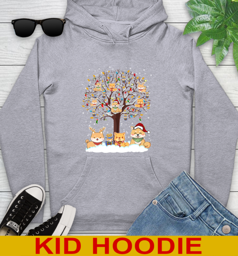 Shiba inu dog pet lover light christmas tree shirt 133