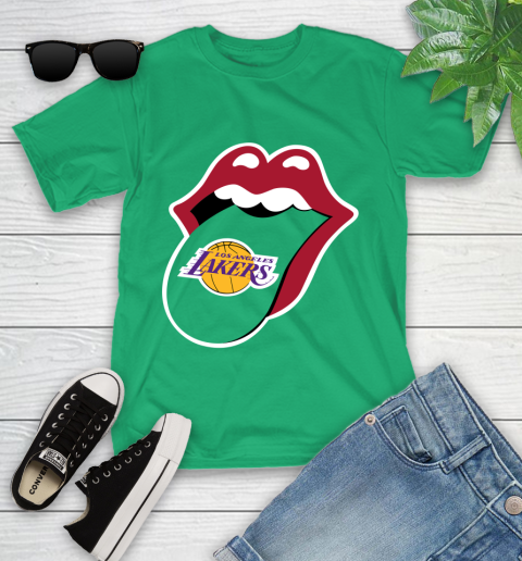 Los Angeles Lakers NBA Basketball Lips I Root For My Team Adoring Fan 108